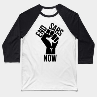 End SARS Now Baseball T-Shirt